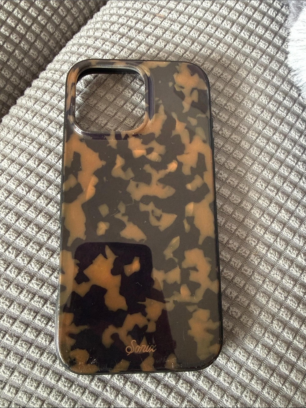 Sonix Tortoiseshell Protective Phone Case - Black & Brown Pattern